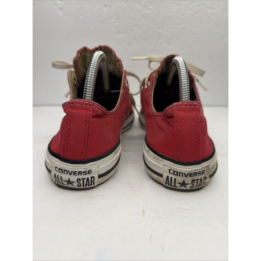Converse Sneakers Men’s 7 Women’s 9 Chuck Taylor All Star Low-Top Red Skateboard - Picture 4 of 9